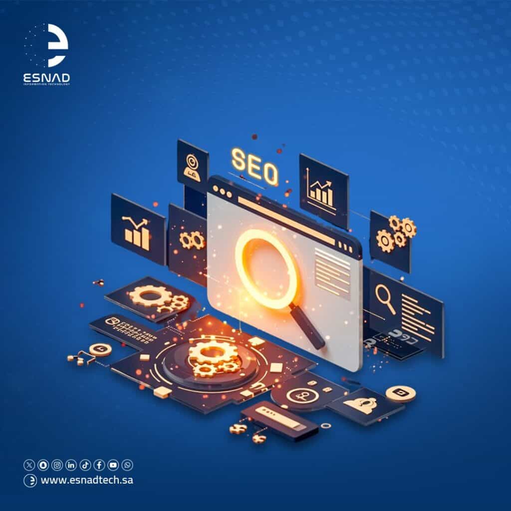 تعلّم كيف تطوّر استراتيجيات تحسين محركات البحث لمتجرك الإلكتروني لزيادة الظهور على Google، وزيادة الزيارات والمبيعات عبر تقنيات فعالة وسهلة التطبيق.