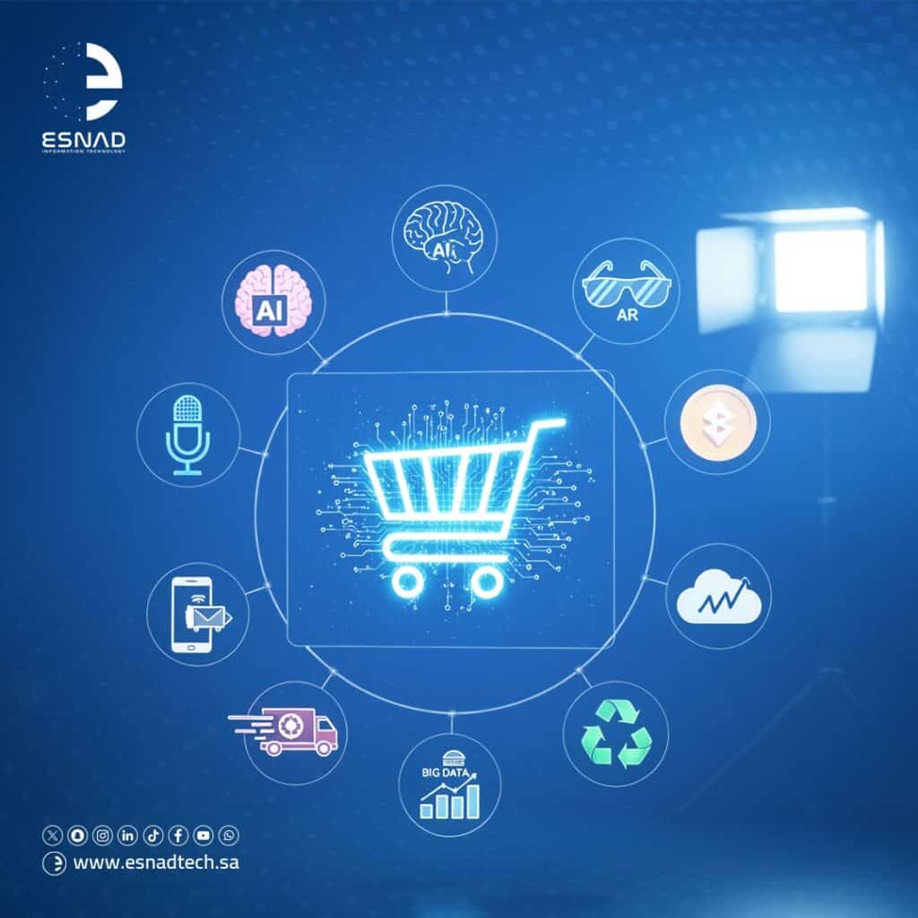 استكشف مستقبل التجارة الإلكترونية والاتجاهات المستقبلية في التسوق عبر الإنترنت. تعرف على الابتكارات التي ستغير ملامح التجارة الإلكترونية في المستقبل.