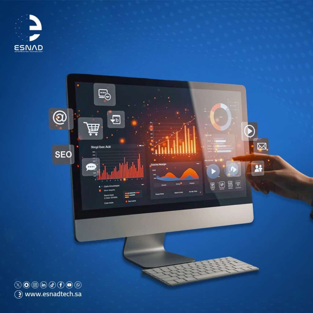 اكتشف 7 استراتيجيات رقمية فعّالة تساعدك على زيادة مبيعات المتاجر الإلكترونية وتعزيز ظهور علامتك التجارية وتحقيق نمو مستدام في السوق الرقمي.